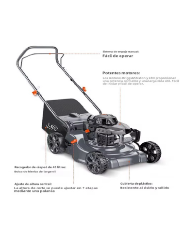 Cortacésped inalámbrico de 4 tiempos