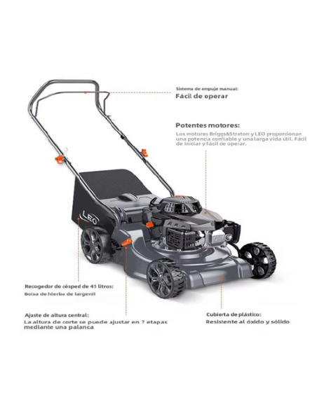 Cortacésped inalámbrico de 4 tiempos